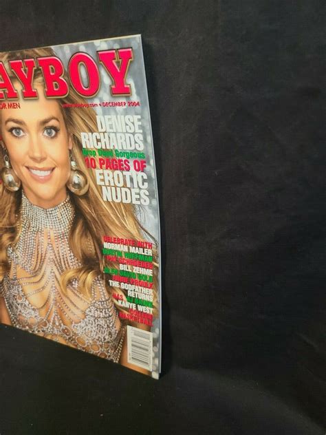 playboy denise richards|Playboy Magazine December 2004 vol.51, no.12